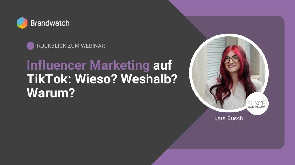 Rückblick Webinar: Influencer Marketing auf TikTok